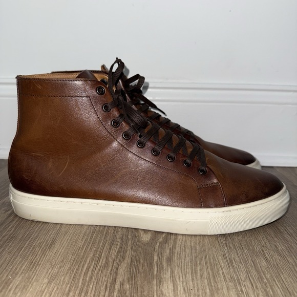 Thursday Boot Company Other - Thursday Boot Co Premier High Top Shoes Sneakers Men's 13 Light Brown Leather‎